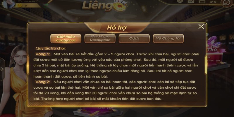 Luật chia bài liêng cơ bản nhất hiện nay