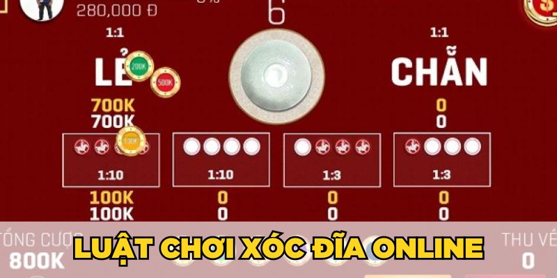 Luật chơi xóc đĩa online