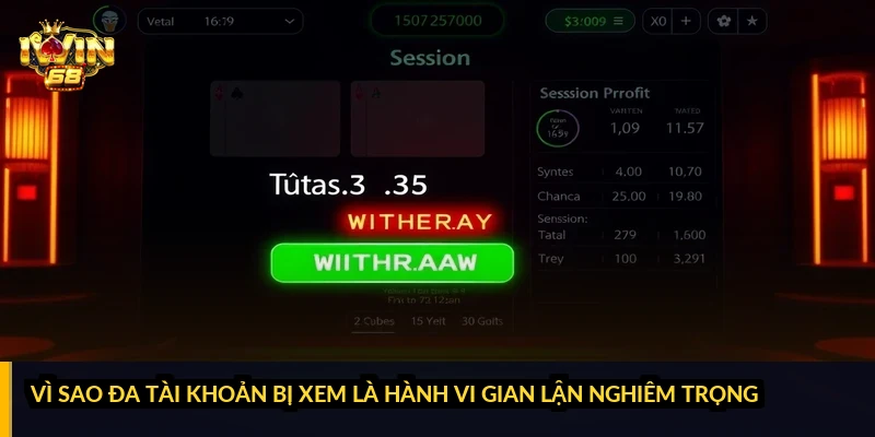 Vì sao đa tài khoản bị xem là hành vi gian lận nghiêm trọng?